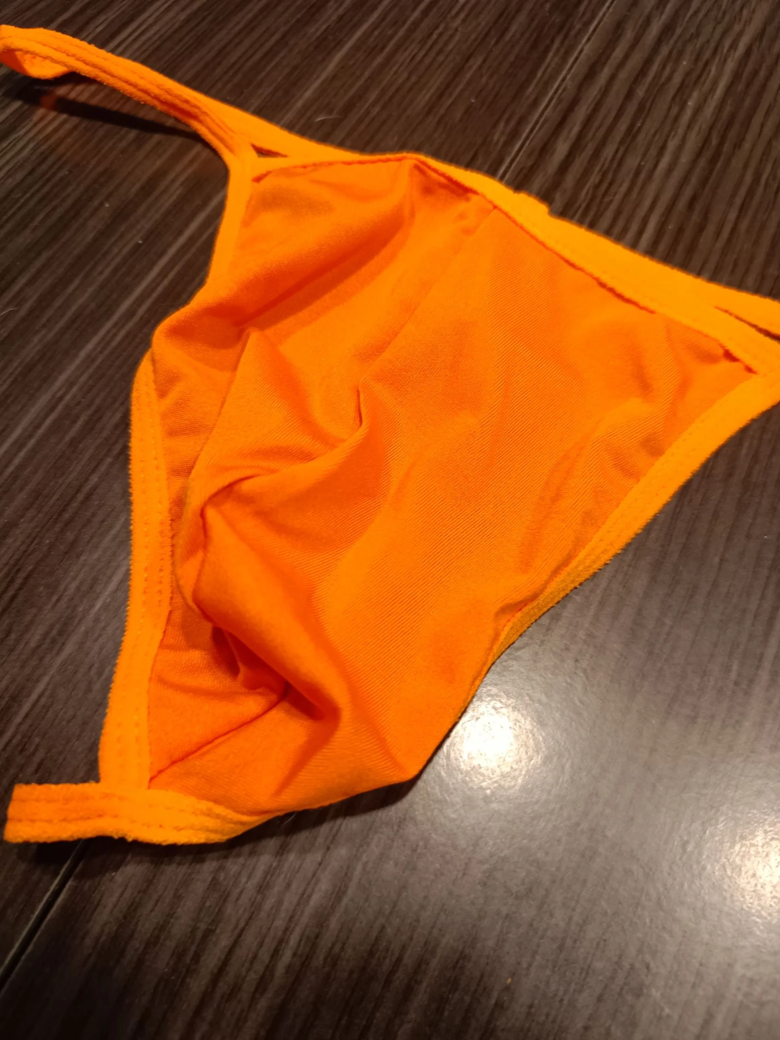 Oranje string voor heren – photo 2